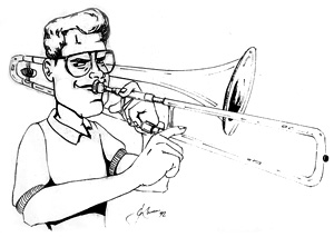 Illustration of David Brubeck