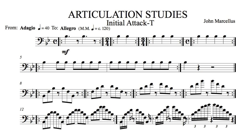 JOHN MARCELLUS & FIVE CENTURIES OF “TROMBONERY”, BRIEFLY INTERRUPTED